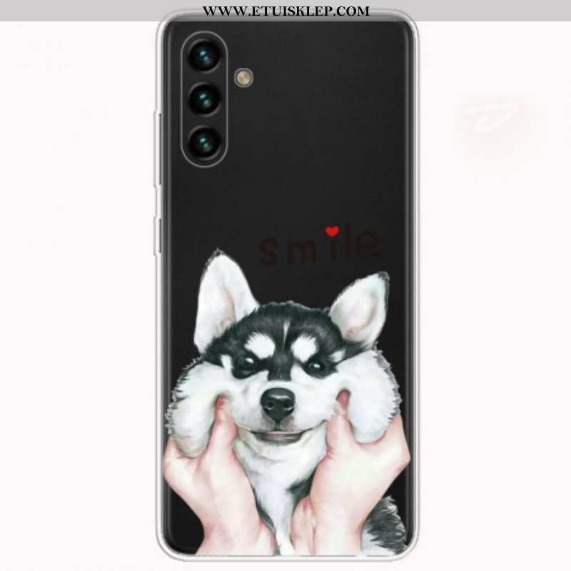 Etui do Samsung Galaxy A13 5G / A04s Uśmiechnięty Pies